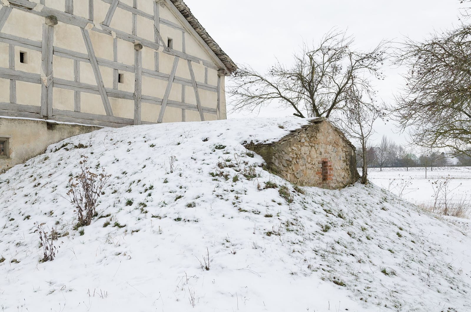 Historisches Fachwerkhaus im Fränkischen Freilandmuseum Bad Windsheim