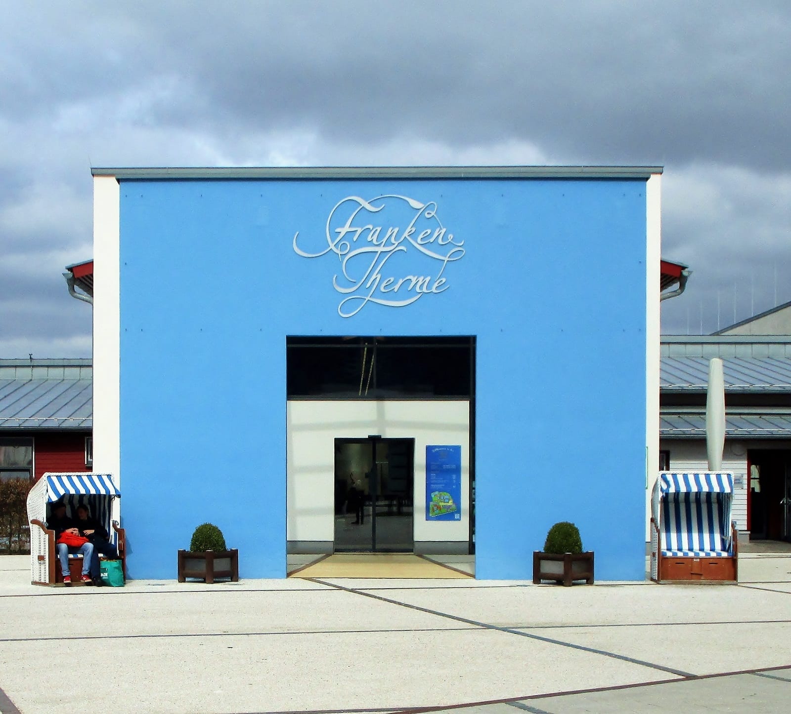 Eingangsbereich der Franken-Therme in Bad Windsheim